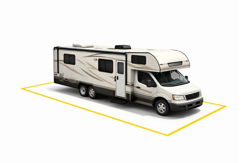 RV trailer parking spot